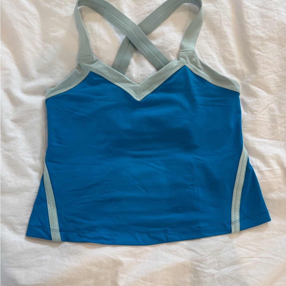 Lululemon Cross-Back Cropped Tank Top